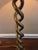Brass Finish Barley Twist Candlestick Lamp For Sale - Image 4 of 11