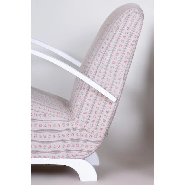 Gray Set of Art Deco Armchairs in Beech, 1930s For Sale - Image 8 of 11