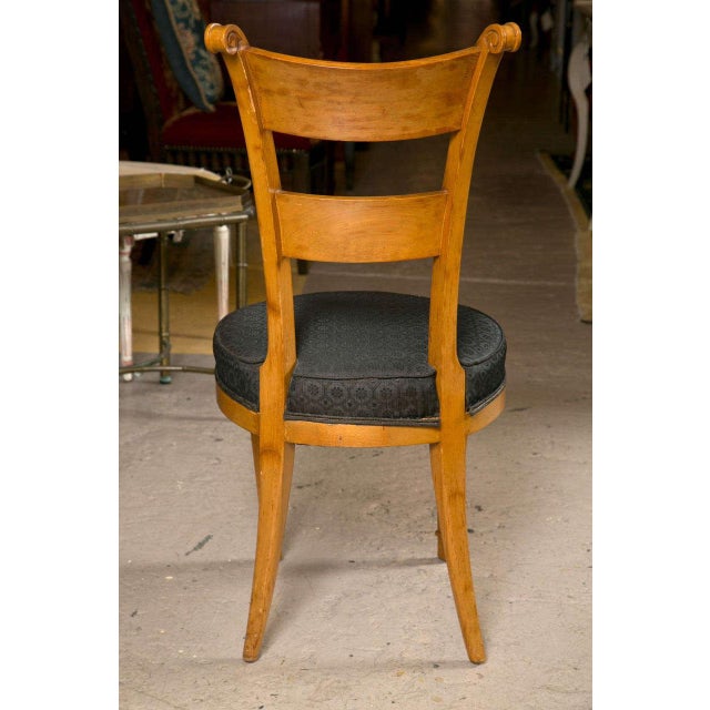 Set Six Biedermeier Style Side Chairs Dining Chairs With ...