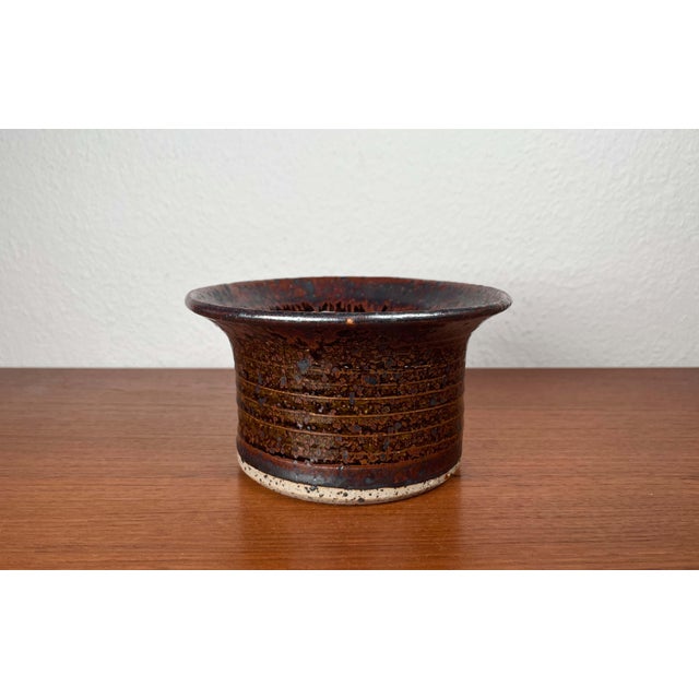 Mid-Century Modern Danish Studio Pottery Bowl by Erik Askholm, 1960s For Sale - Image 4 of 17