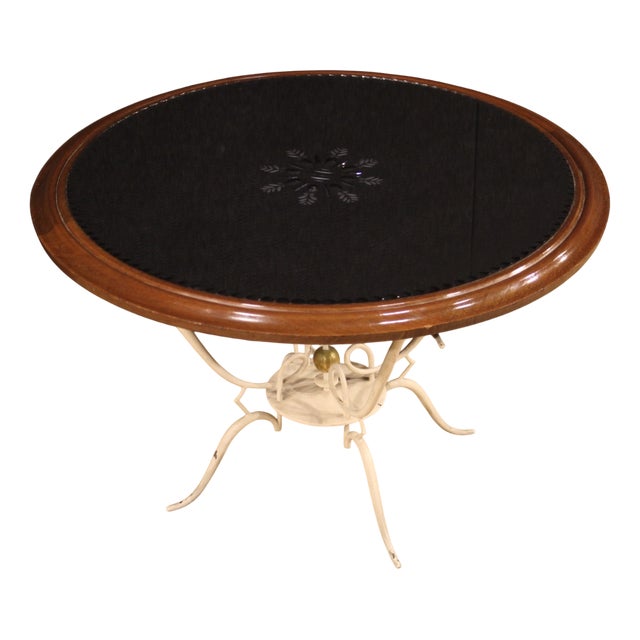 French Coffee Table in Painted Metal, 1960s For Sale