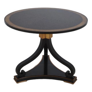 Maitland Smith Round Pedestal Center Table For Sale