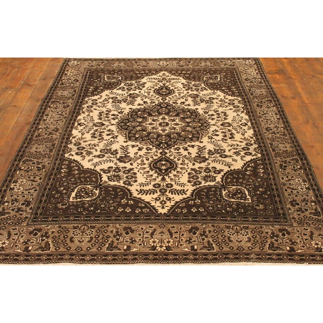 Middle Eastern Hand-Knotted Rug For Sale - Image 6 of 11