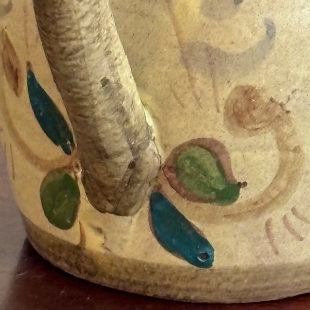 Vintage Hand Painted Algarve, Portugal Pottery Mug For Sale - Image 9 of 18