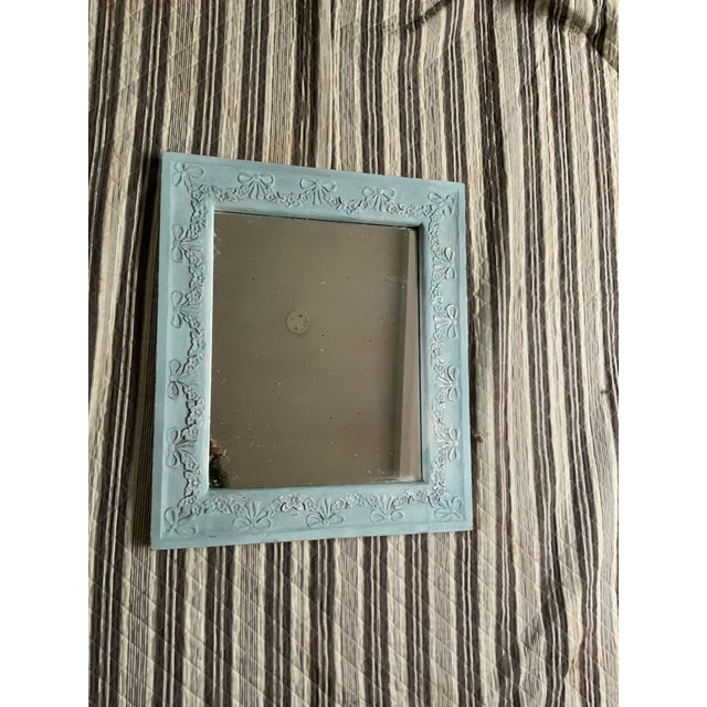 Mid 19th Century Swedish Mirror With Floral and Swag Carved Frame For Sale - Image 4 of 10