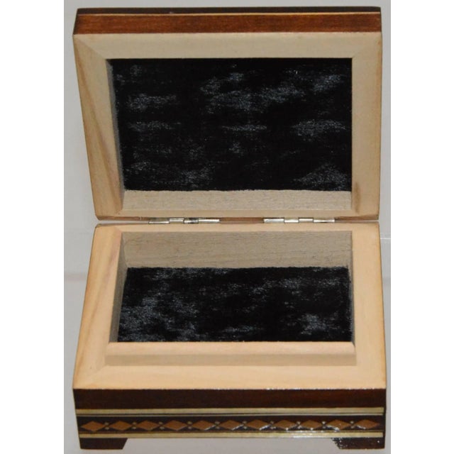 Russian Wooden Inlay Decorative Box For Sale In Nashville - Image 6 of 7