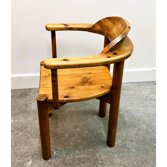 Wood Vintage Pine Armchairs by Rudolf Steiner, Set of 6 For Sale - Image 7 of 14