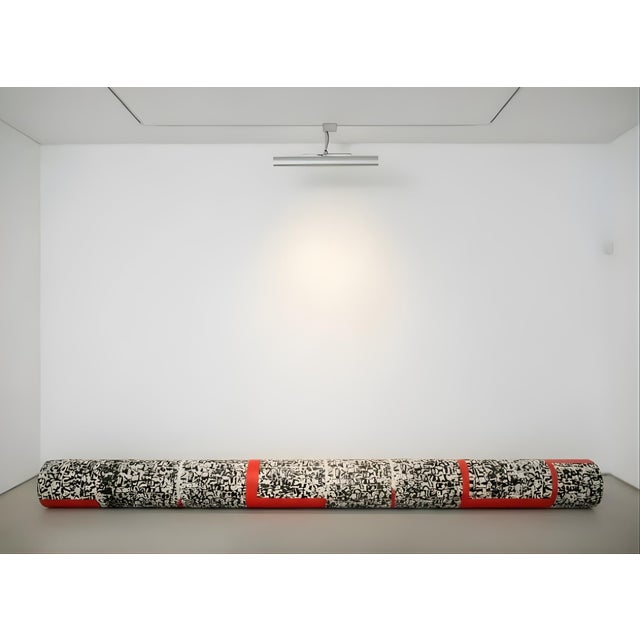 Giorgio Celiberti, Totem Installation, Early 2000s, Tempera on Canvas Wrapped in Plastic Tubing For Sale - Image 3 of 4