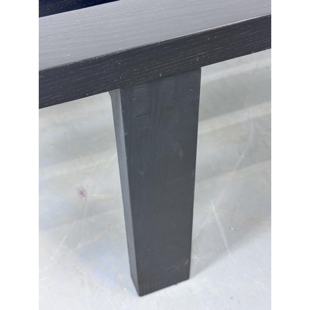 1960s Mid-Century Modern Japandi Black Slat Bench Coffee Table by Martin Visser for T Spectrum, 1960s For Sale - Image 5 of 13