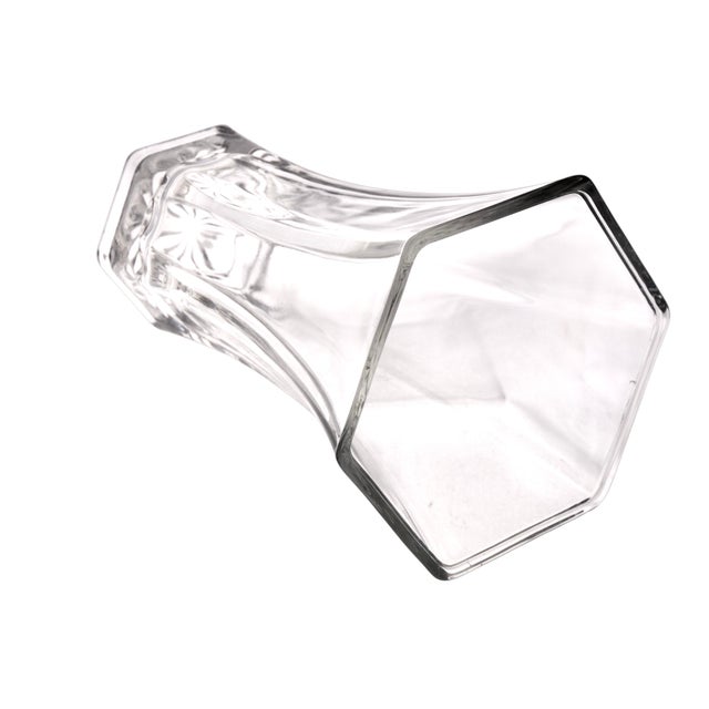 Traditional Fluted Crystal 8" Bouquet Vase For Sale - Image 3 of 4