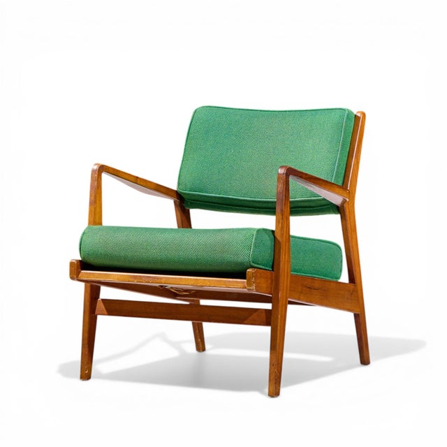 Mid-Century Modern Jens Risom Mid Century Lounge Chair For Sale - Image 3 of 9