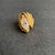 Vintage 18k Gold Electroplate‎ Cocktail Ring Marquis Cut Cz Cubic Zirconia 6.5 For Sale - Image 6 of 12