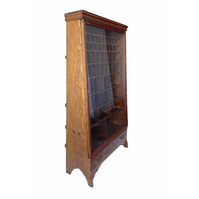 Antique Apothecary Showcase For Sale In Providence - Image 6 of 11