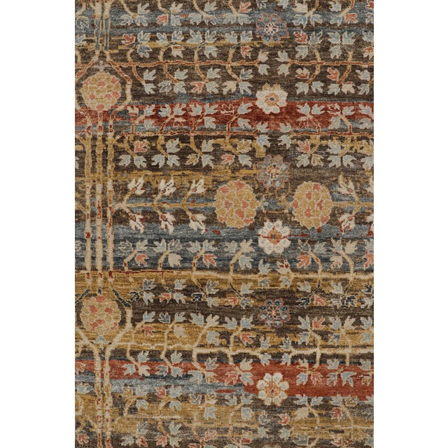 Modern Rug & Kilim’s Khotan Rug With Colorful Geometric Floral Patterns For Sale - Image 3 of 7