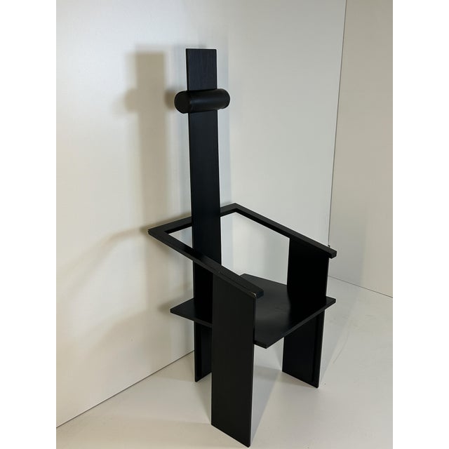 Wood Vintage Armchairs, 1980s, Set of 4 For Sale - Image 7 of 17