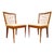 Mid 20th Century Vintage Paul McCobb Style Mid Century Modern Maple Slat Back Dining Chairs- a Pair For Sale