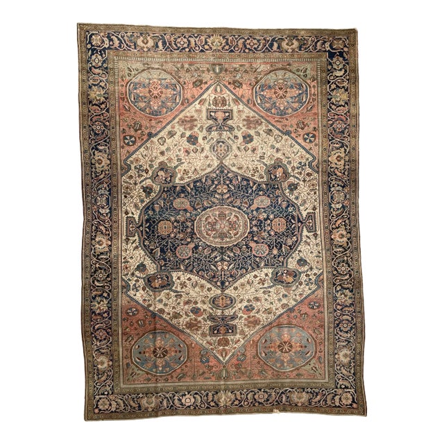 High-End Collector's Antique Rug, 8.4 x 11.4 For Sale