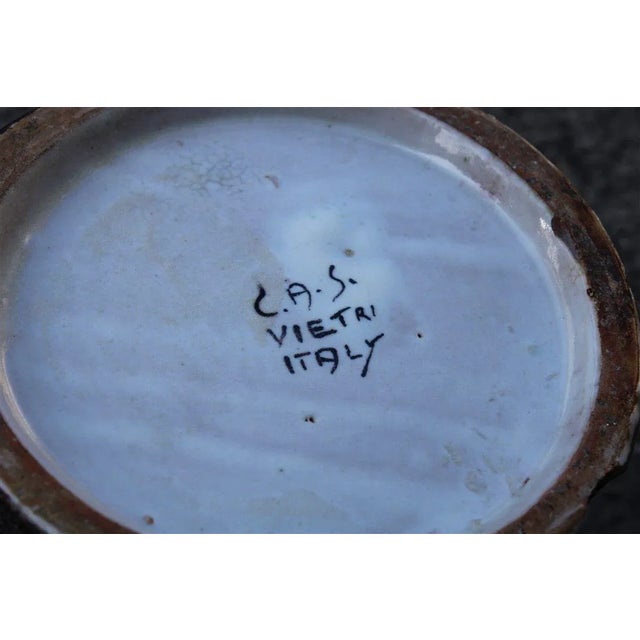 Ceramic Ceramic Vase by Guido Gambone for C.A.S., 1950s For Sale - Image 7 of 12