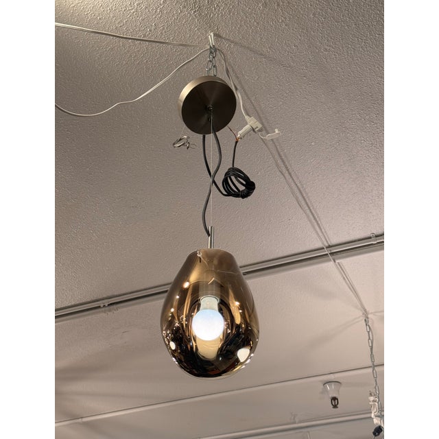 Mid-Century Modern Ota Svoboda for Bomma Small Soap Pendant, Gold For Sale - Image 3 of 13