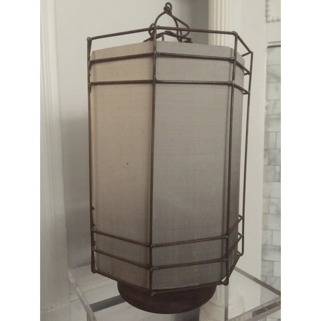 Wood Modern Zen Lantern For Sale - Image 7 of 7