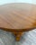 Late 20th Century Vintage Neoclassical Regency Revival Walnut Pedestal Dining Table For Sale - Image 5 of 17