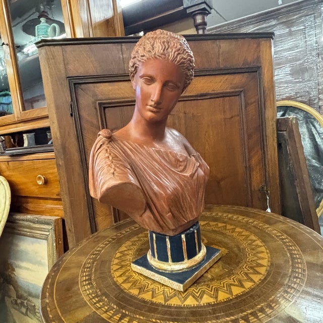 Ceramic Antique Terracotta Sculpture, 1800 For Sale - Image 7 of 16