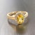 2010s Natural Citrine Diamond Ring 6.5 14k Yellow Gold 1.74 TCW Certified For Sale - Image 5 of 14