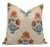 Badshah Block Printed Floral Designer House Decor Throw Pillow Cover 24x24 Inch For Sale
