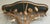 Metal Fine 1950s Gilt Metal Shel With Elgomise Mirror Top For Sale - Image 7 of 10