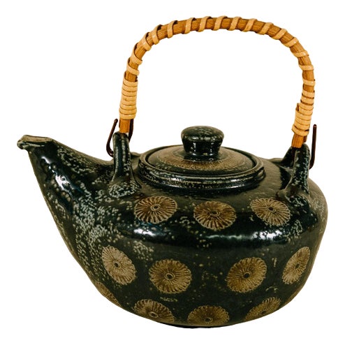 Stoneware Teapot with Westerwalder Salt Glaze & Scratch by Wim Mühlendyck, 1960s For Sale