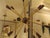Mid-Century Modern Bespoke Brass and Copper Sputnik Chandelier With 14 Arms For Sale - Image 3 of 7