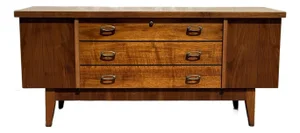Vintage Mid-Century Modern Lane Cedar Chest | Walnut Blanket Storage Chest, Circa 1960s