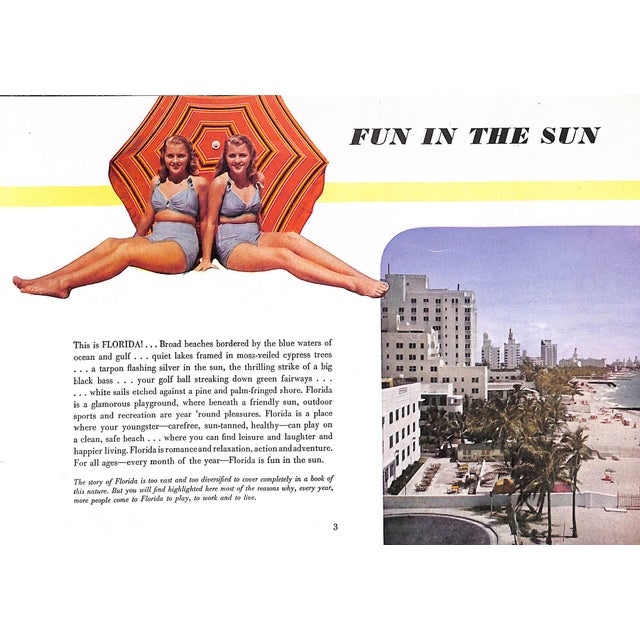 American 1950s "Florida: The Sunshine State" Book For Sale - Image 3 of 10