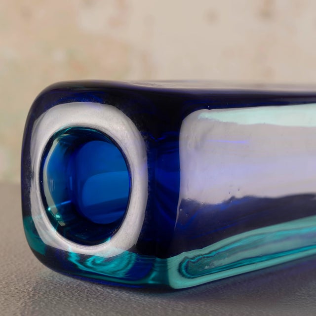 Sommerso Murano Glass Vase from Cenedese, 1960s For Sale - Image 4 of 10