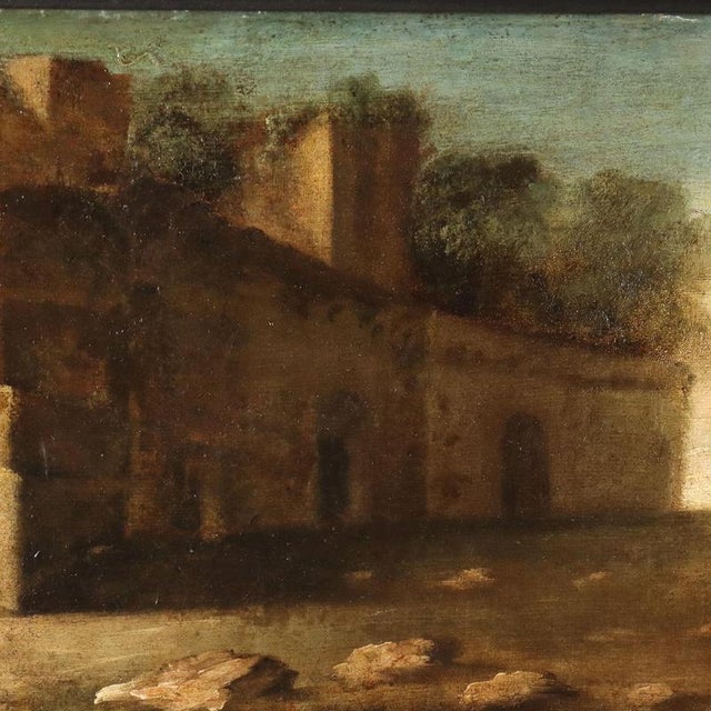 Northern Italian School, Landscape Paintings, 18th Century, Oil on Canvas For Sale - Image 14 of 16