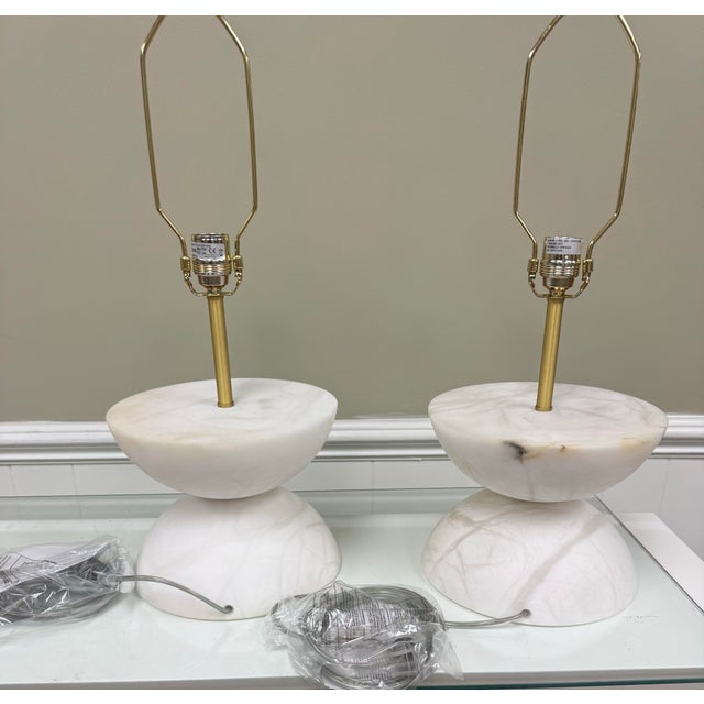 Modern Jean Louis Deniot Obsidian Table Lamps by Baker Furniture - Set of 2 For Sale - Image 3 of 9