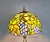Mid 20th Century Vintage Stained Glass Floral Tiffany Style Desk Lamp For Sale - Image 5 of 7