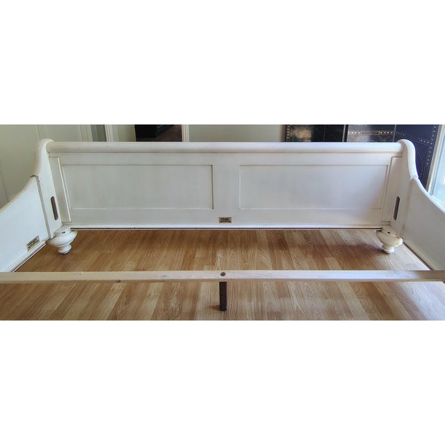 Farmhouse Ethan Allen White Cottage Bed (King) For Sale - Image 3 of 18