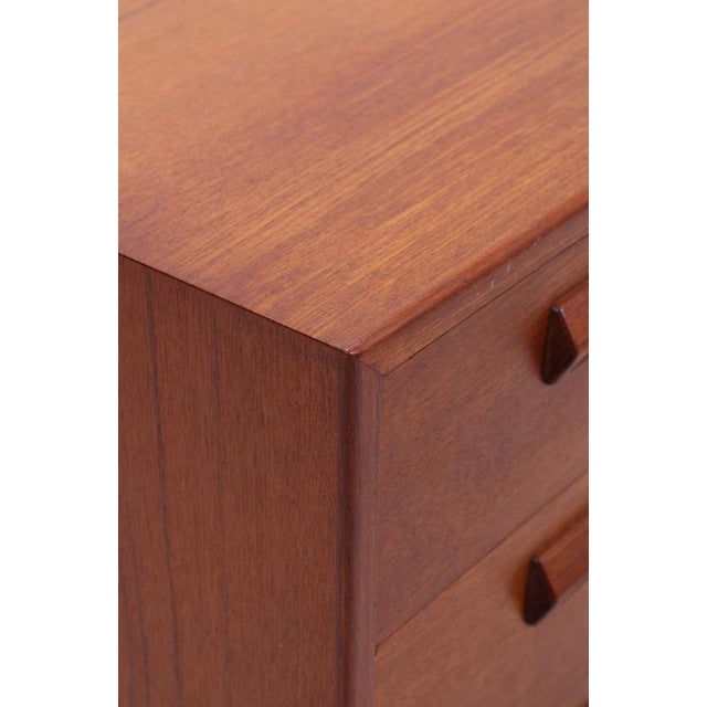Brown Vintage Danish Teak Chest of Drawers by Børge Mogensen, 1960s For Sale - Image 8 of 14