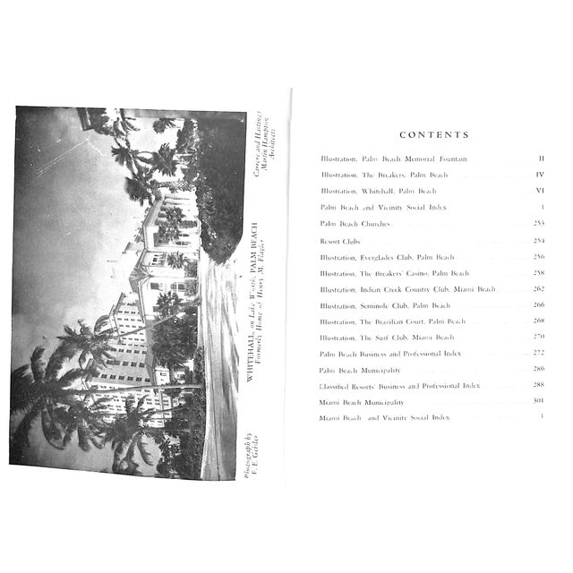 "Social Index Winter Residents and Visitors to Palm Beach/ Miami Beach Vol. 30" 1954 For Sale In New York - Image 6 of 6