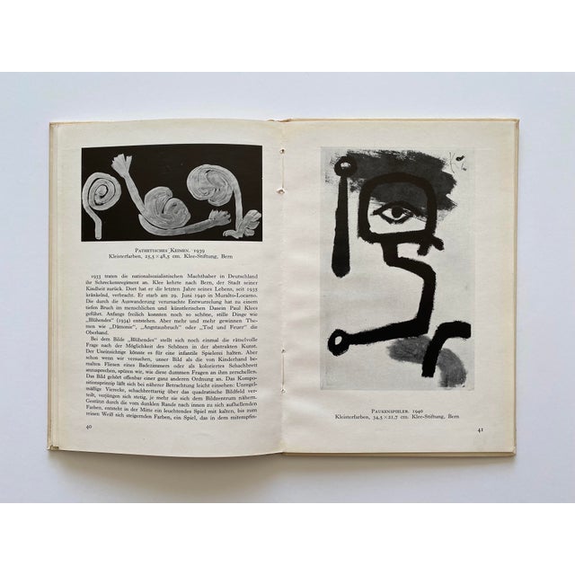 Paul Klee Vintage 1955 First Edition Lithograph Print Hardcover Mid Century Modernist Art Book For Sale - Image 13 of 18