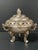Late 20th Century Late 20th Century Chinese Art Silver Gilt Bronze Metal Incense Burner For Sale - Image 5 of 11