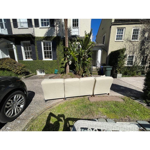 Custom Bridgewater Sectional Sofa With Chaises in Perennials Fabric