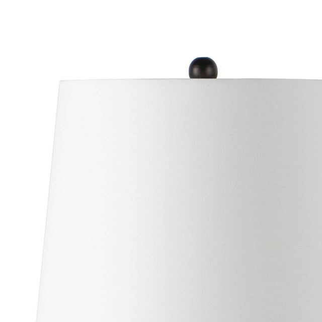 The Perennial buffet lamp is hand lathed from solid wood and distressed for a rustic-chic effect. Faux drip wax details on...