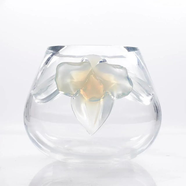 R LALIQUE ラリック　VASE 　オパルセント　チューリップ　クリスタル R LALIQUE ラリック VASE オパルセント チューリップ クリスタル