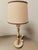 Onyx Lamp with Lampshade and Brass, 1950s, in Very Good conditions. Designed 1950 to 1959 European Plug (up to 250V).The...