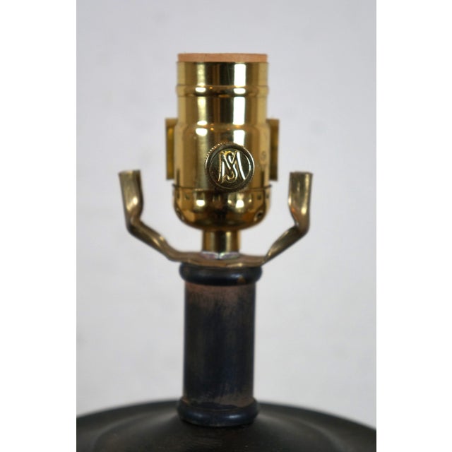 1990s 1990s Maitland Smith Red Coromandel Lacquer Chinoiserie Urn Table Lamp For Sale - Image 5 of 11