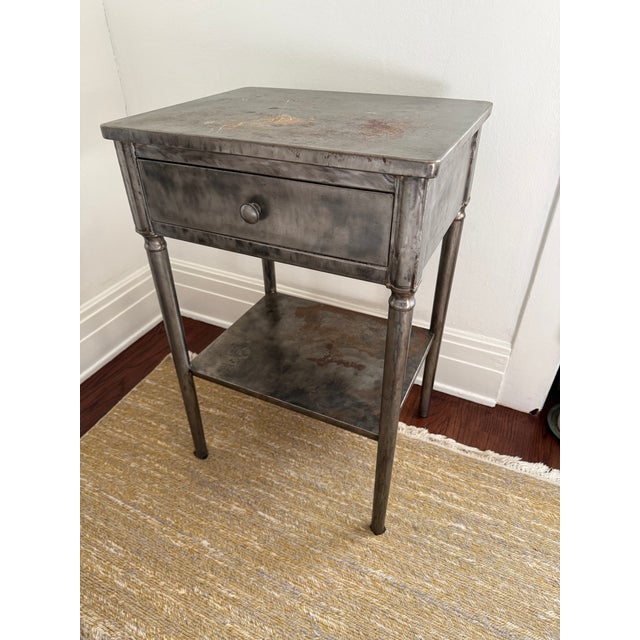 1950s Rare Vintage Doehler Industrial Nightstands, 2 Pieces For Sale - Image 5 of 8