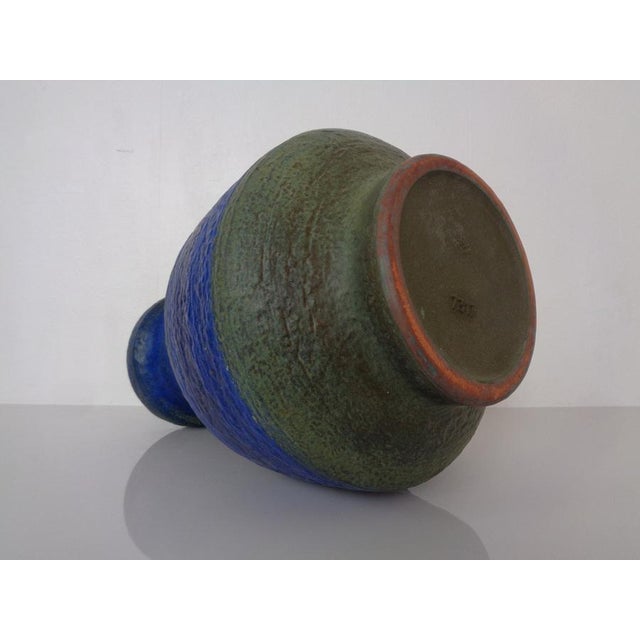 Large Majolika Ceramic 7317 Floor Vase by Fridegart Glatzle for Karlsruher Majolika, Germany, 1970s For Sale - Image 16 of 18