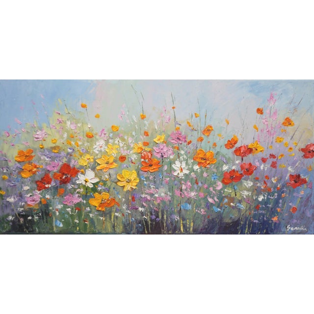 Original Oil Paiinting, Flowers For Sale